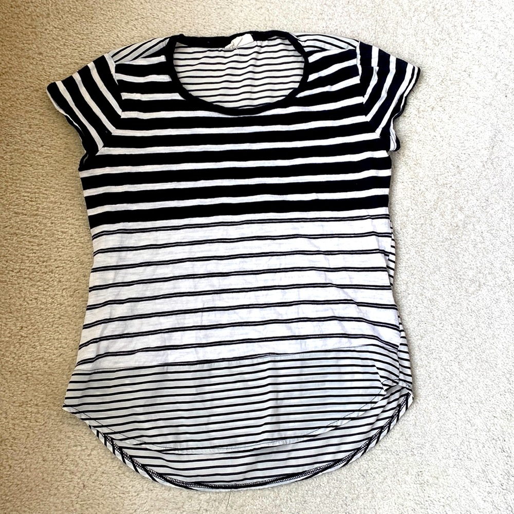 Maison Jules Black and White T shirt Size S